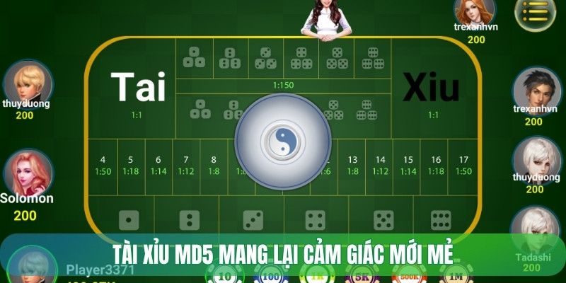 Tài Xỉu MD5 mang lại cảm giác mới mẻ